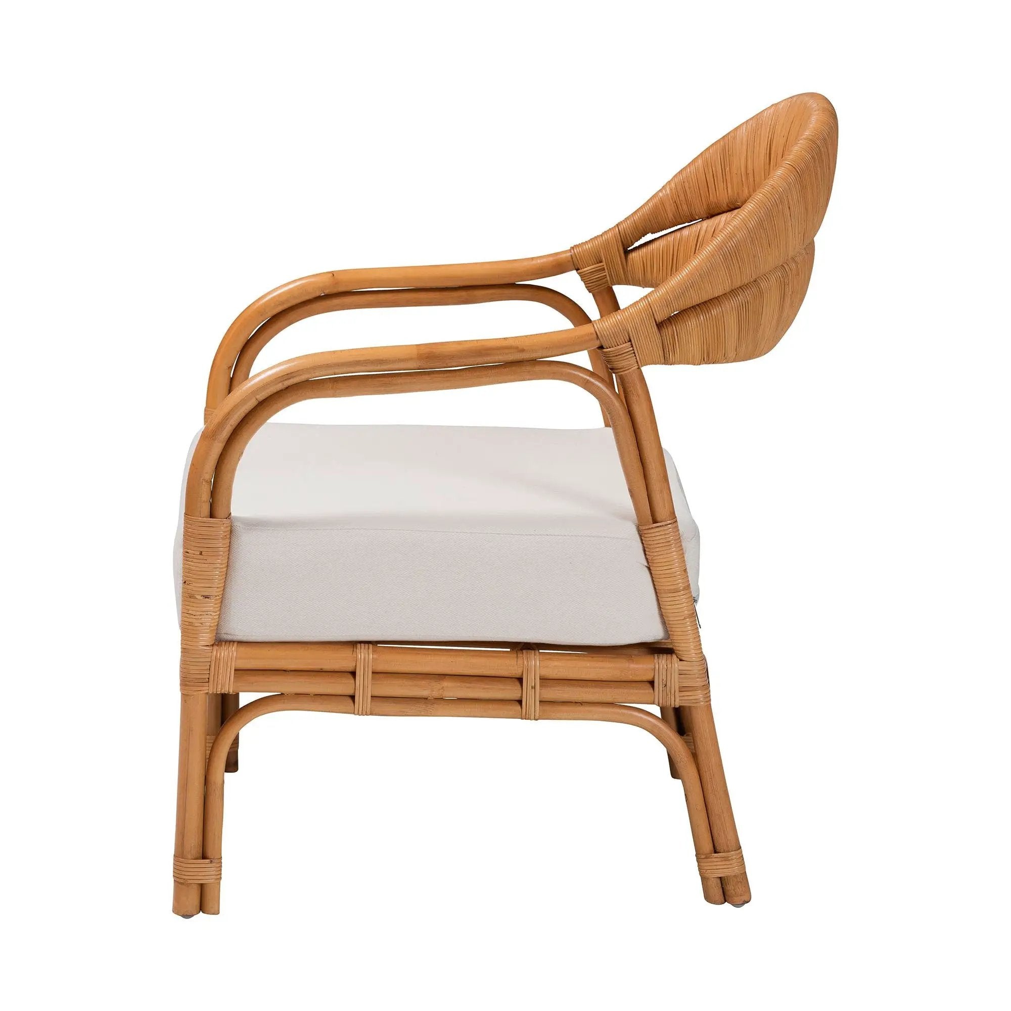 Honey Rattan Accent Chair by HouseOfZazla