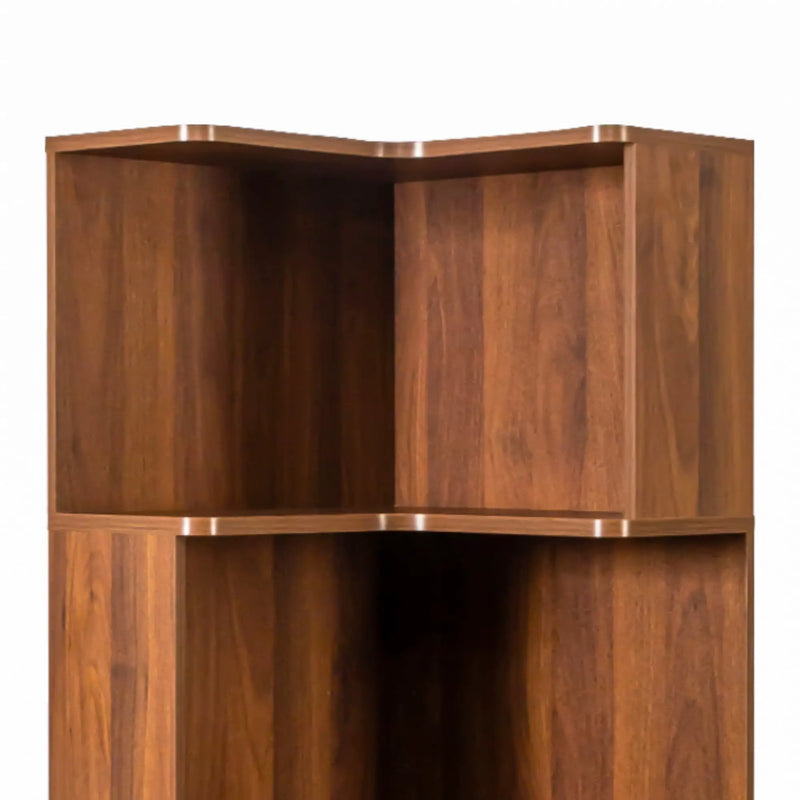Corner Book Shelf - 5 Tier Corner Bookshelf by HouseOfZazla