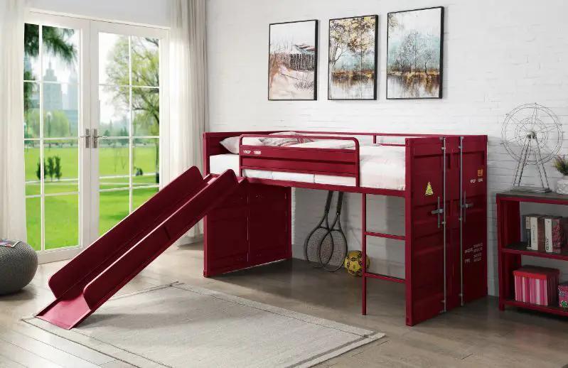 Cargo - Loft Bed w/Slide by Unique Piece Furniture