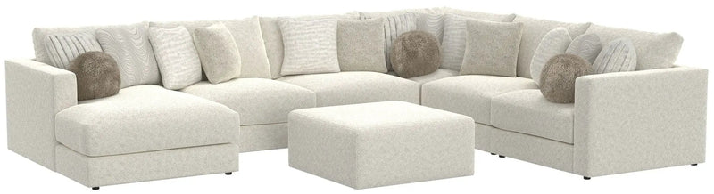 Ritzy - Modular Sofa And Included Cocktail Ottoman by Unique Piece Furniture