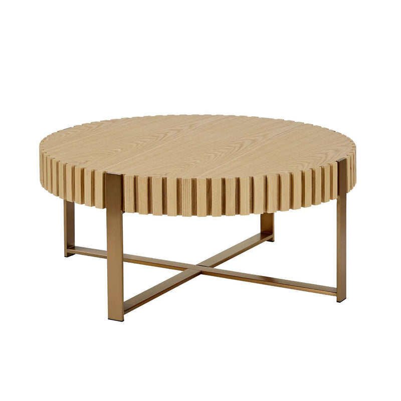 Modern Handcraft Drum Coffee Table by HouseOfZazla