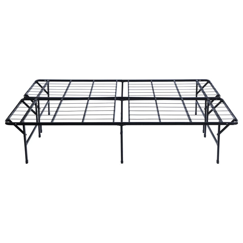 Mabel Metal Full Mattress Support Platform Bed Black by Unique Piece Furniture