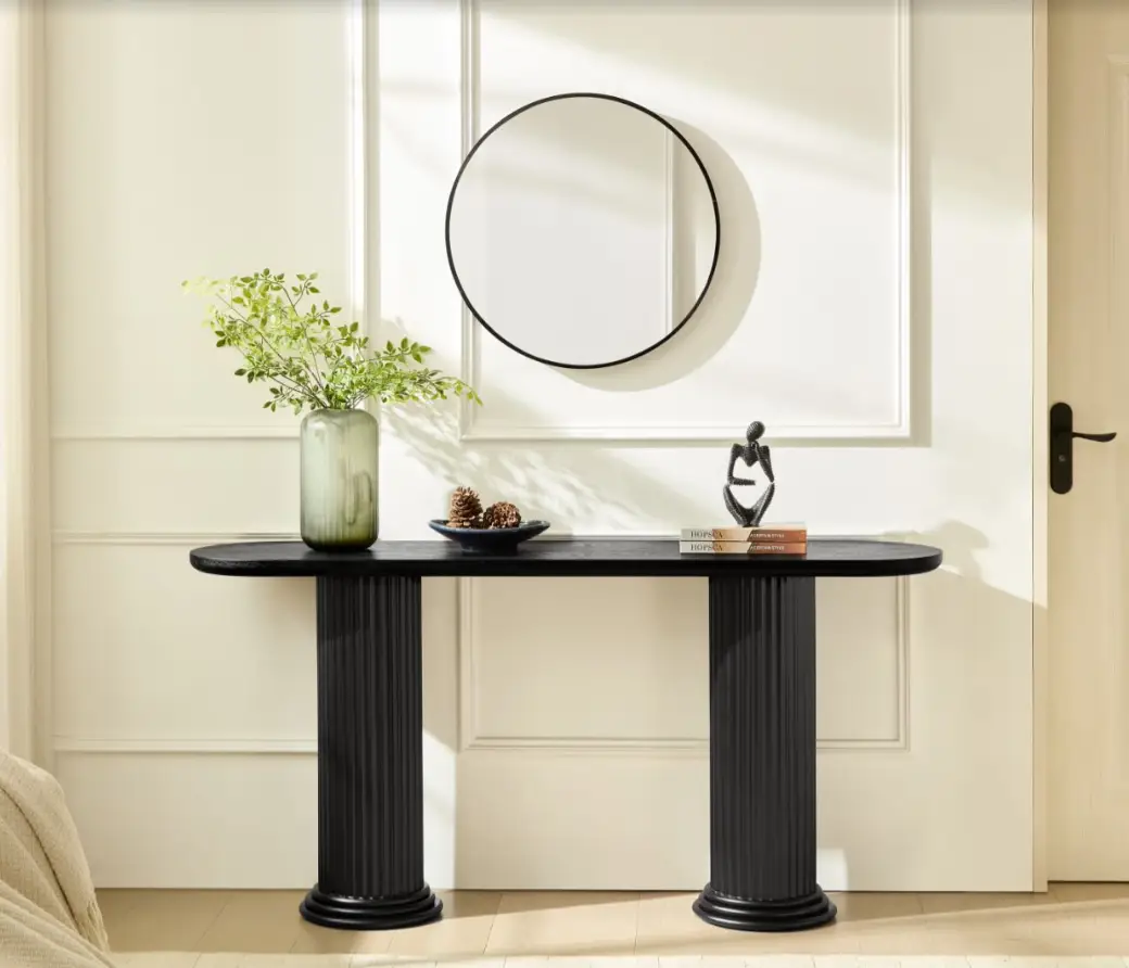 62.99 Inch Modern Design Console Table with Roman-Style Legs by HouseOfZazla