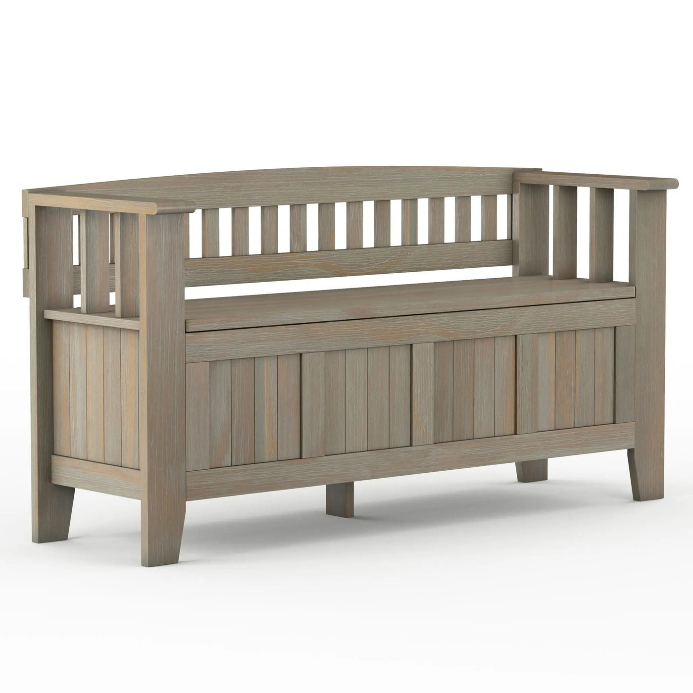 Acadian - Entryway Storage Bench, Handcrafted by HouseOfZazla