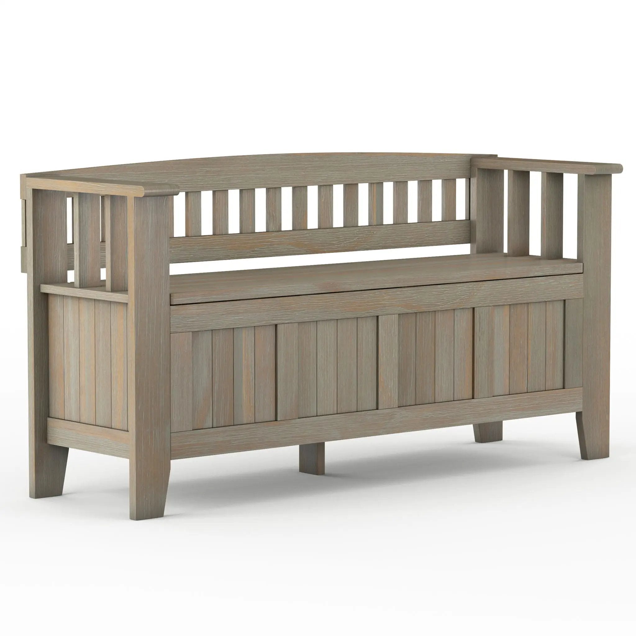 Acadian - Entryway Storage Bench, Handcrafted by Unique Piece Furniture