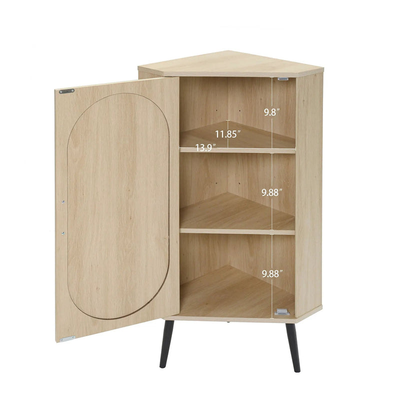 Freestanding Corner Corner Cabinet For Living Room by HouseOfZazla