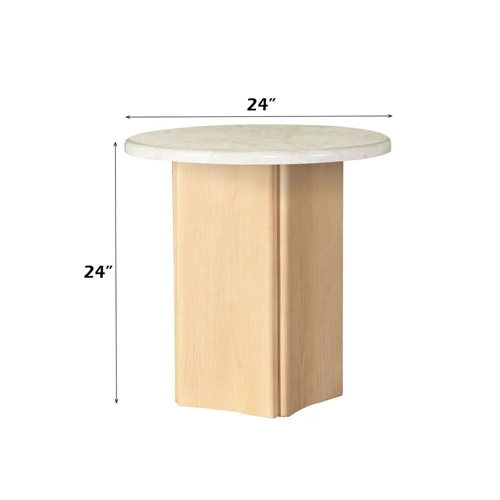 Qwin - Table With Marble Top by Unique Piece Furniture