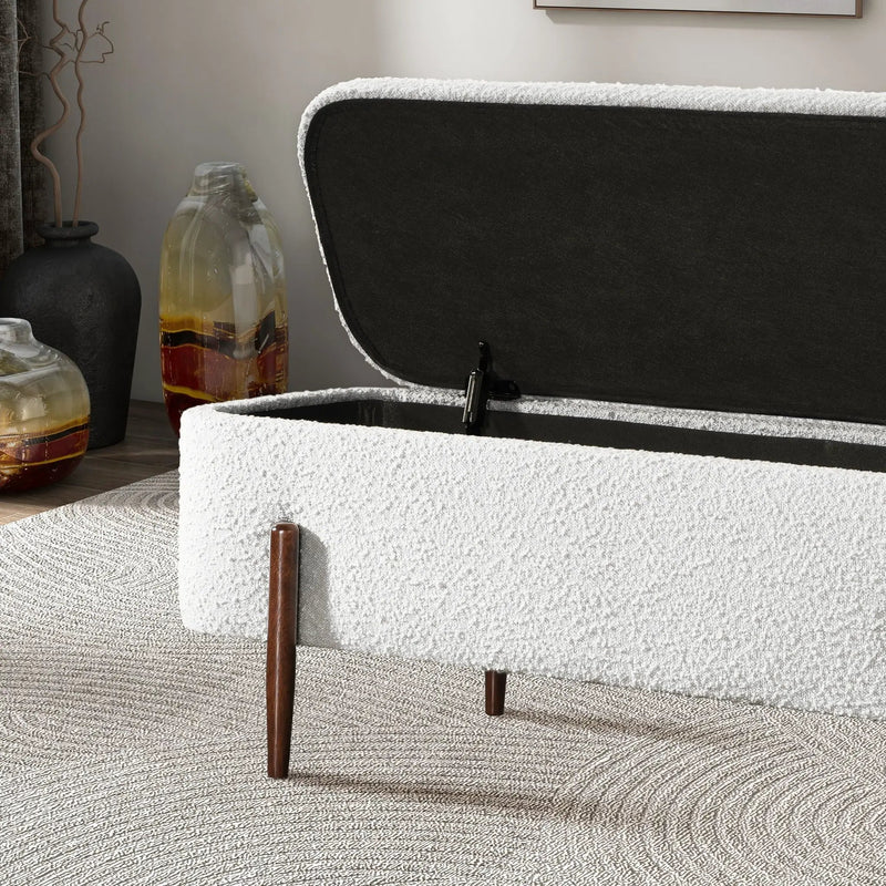 Sarna - Storage Bench - Ivory by Unique Piece Furniture