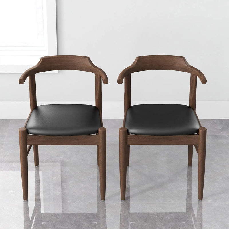 Leon - Mid-Century Modern Dining Chair (Set of 2) by HouseOfZazla