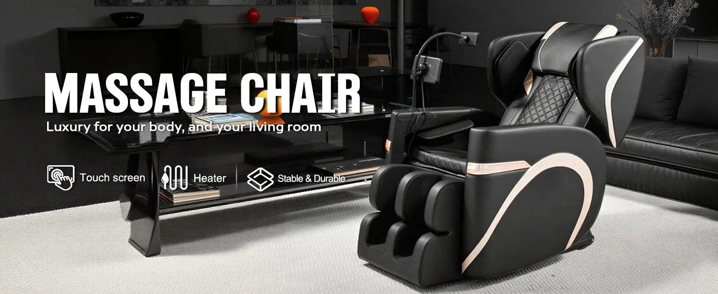 2026 Massage Chair Recliner with Zero Gravity & Full Body Air Pressure by HouseOfZazla