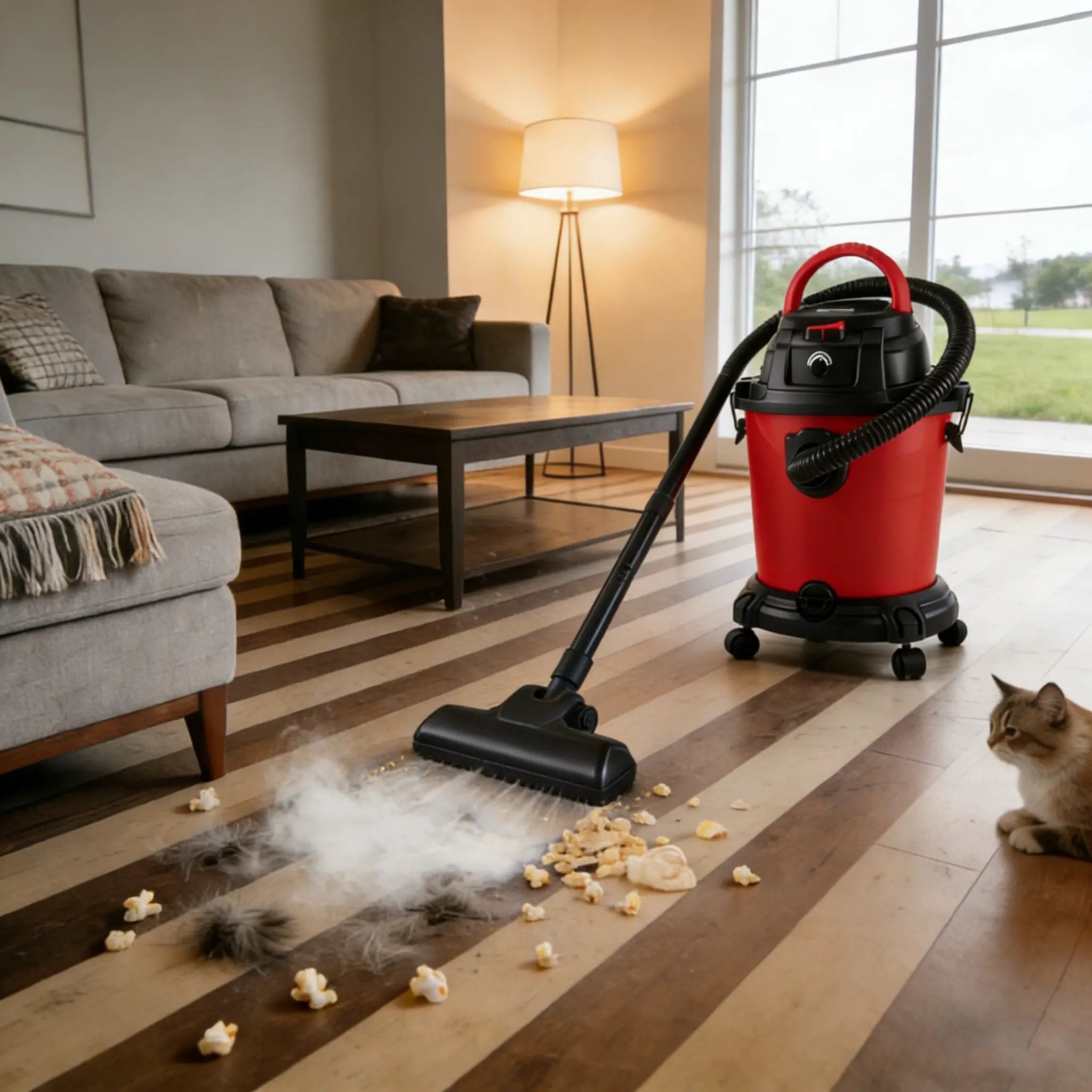Wet Dry Vac, 5 Gallon, 4.3 Peak HP by HouseOfZazla