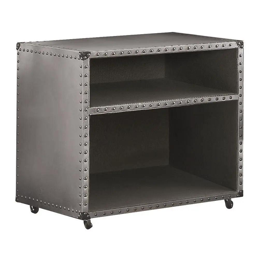 Brancaster - Nightstand With USB - Aluminum by Unique Piece Furniture