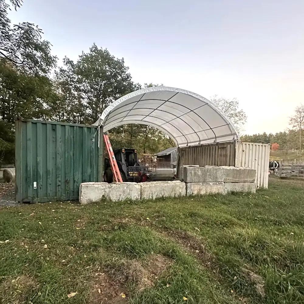 20'x20' Shipping Container Canopy Shelter by Chery Industrial