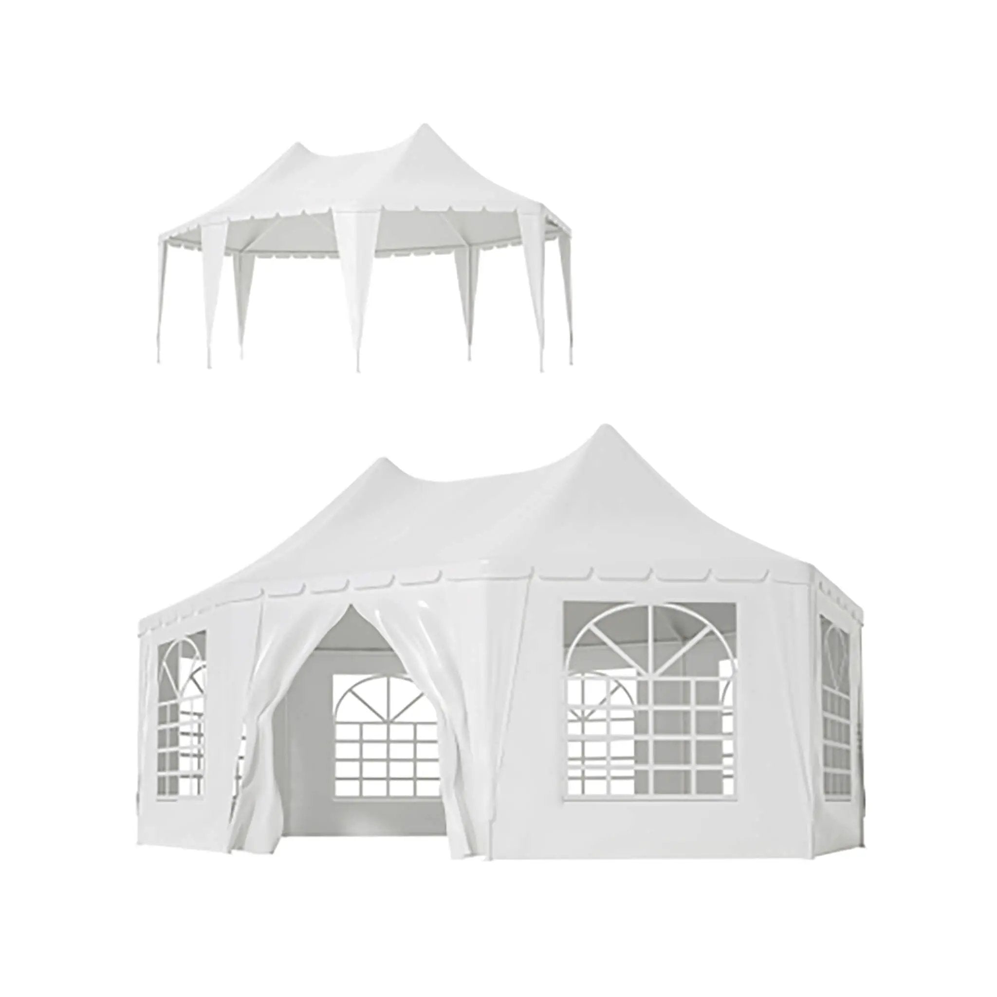 [20X15FT] Extra-Large Heavy-Duty Outdoor Waterproof Party And Wedding Tent With Steel Frame (SAK07645) by SAKSBY WHOLESALE