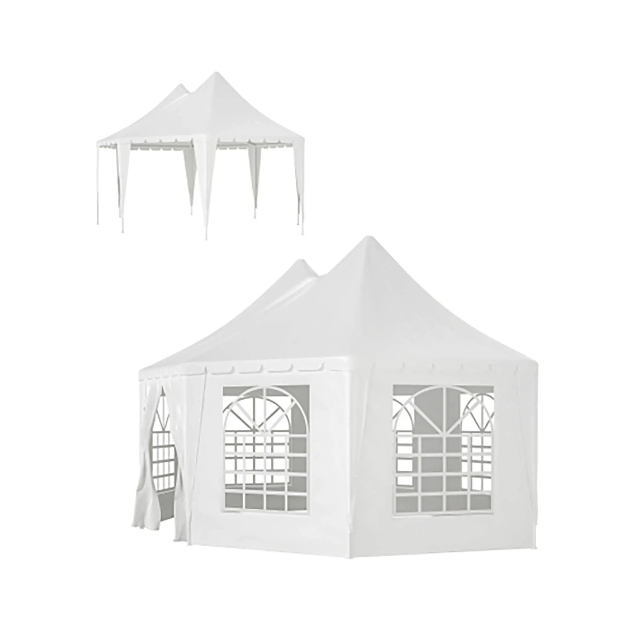 [20X15FT] Extra-Large Heavy-Duty Outdoor Waterproof Party And Wedding Tent With Steel Frame (SAK07645) by SAKSBY WHOLESALE
