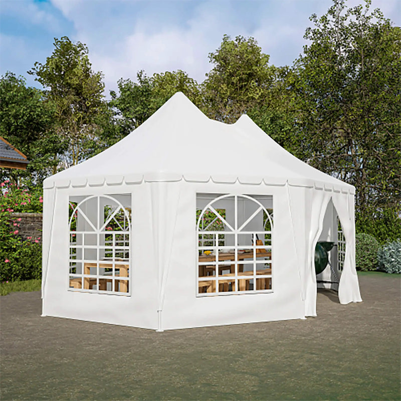 [20X15FT] Extra-Large Heavy-Duty Outdoor Waterproof Party And Wedding Tent With Steel Frame (SAK07645) by SAKSBY WHOLESALE