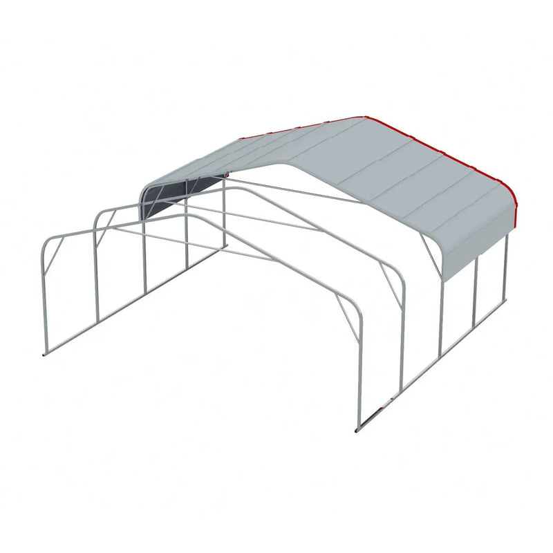 20x20 ft Heavy Duty Metal Garage Carport by Chery Industrial