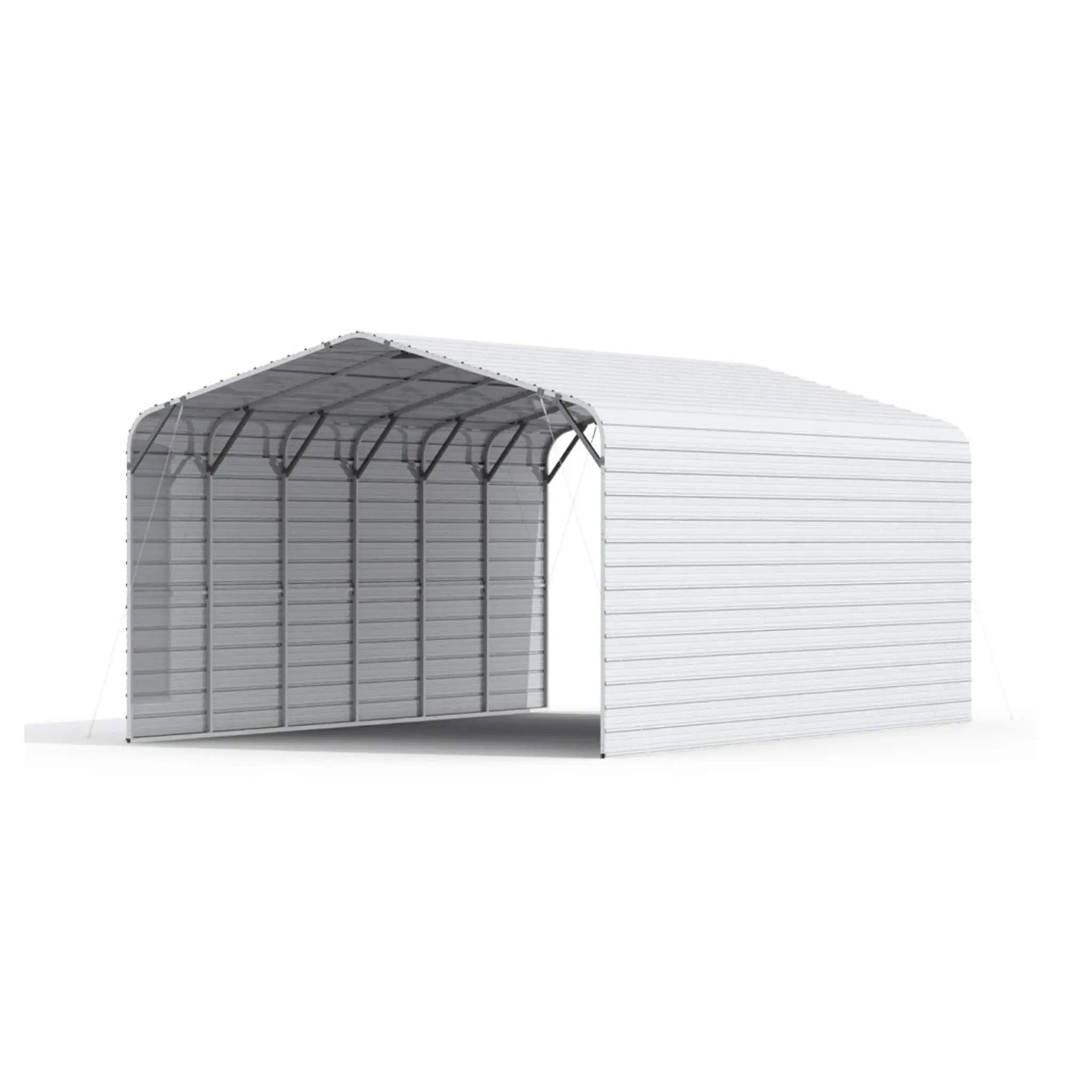 [20X30FT] Alora Heavy-Duty Outdoor Galvanized Steel Carport (SAK21596) by SAKSBY WHOLESALE