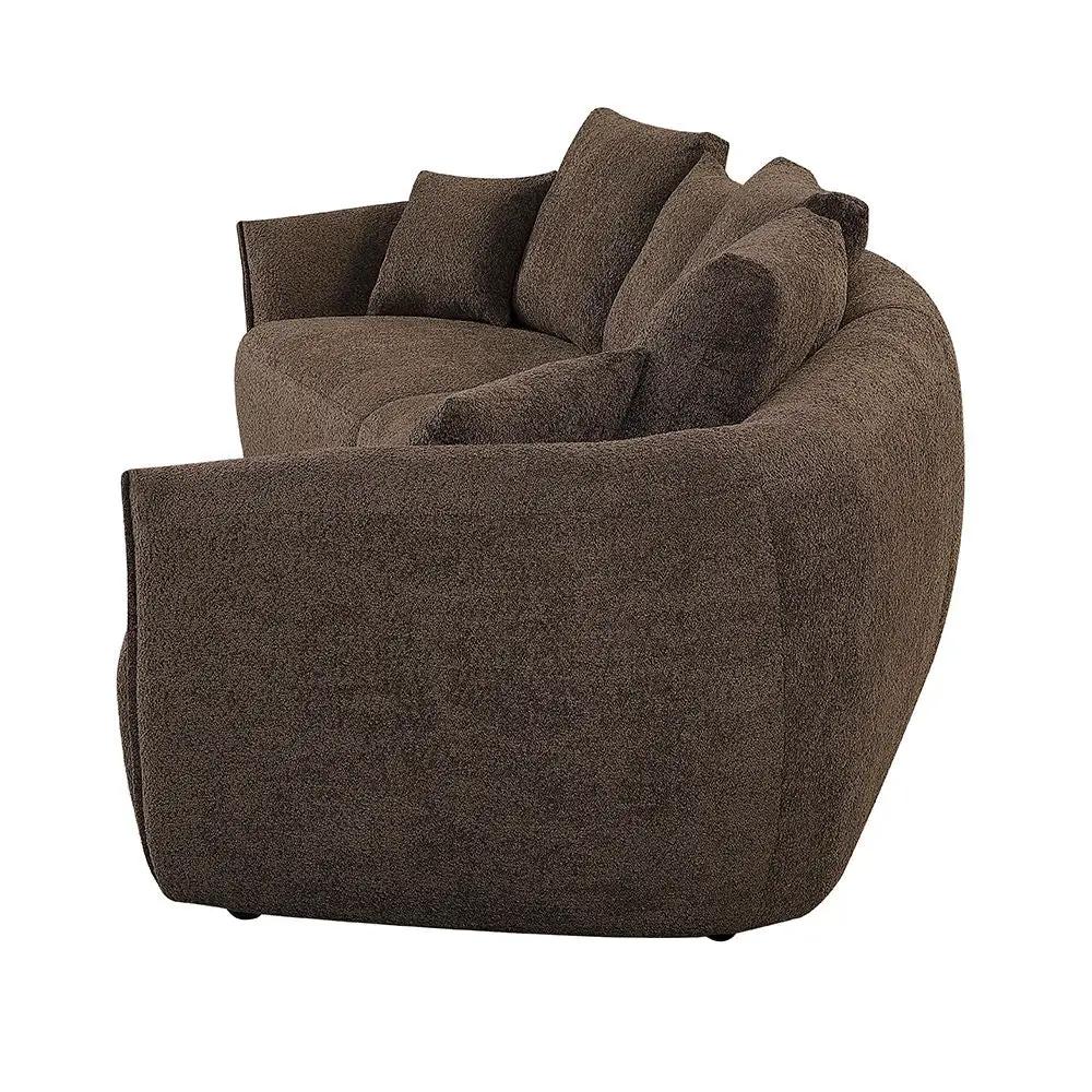 Bash - Sofa With 7 Pillows - Macca Anthology Boucle by Unique Piece Furniture