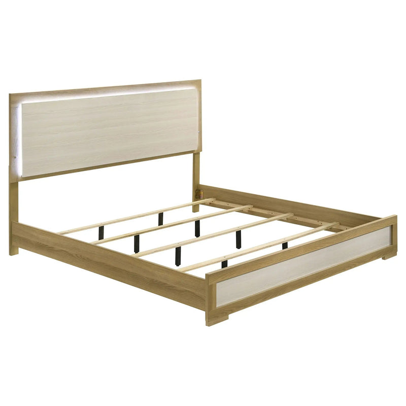 Hyland 4-piece Eastern King Bedroom Set Natural by Unique Piece Furniture