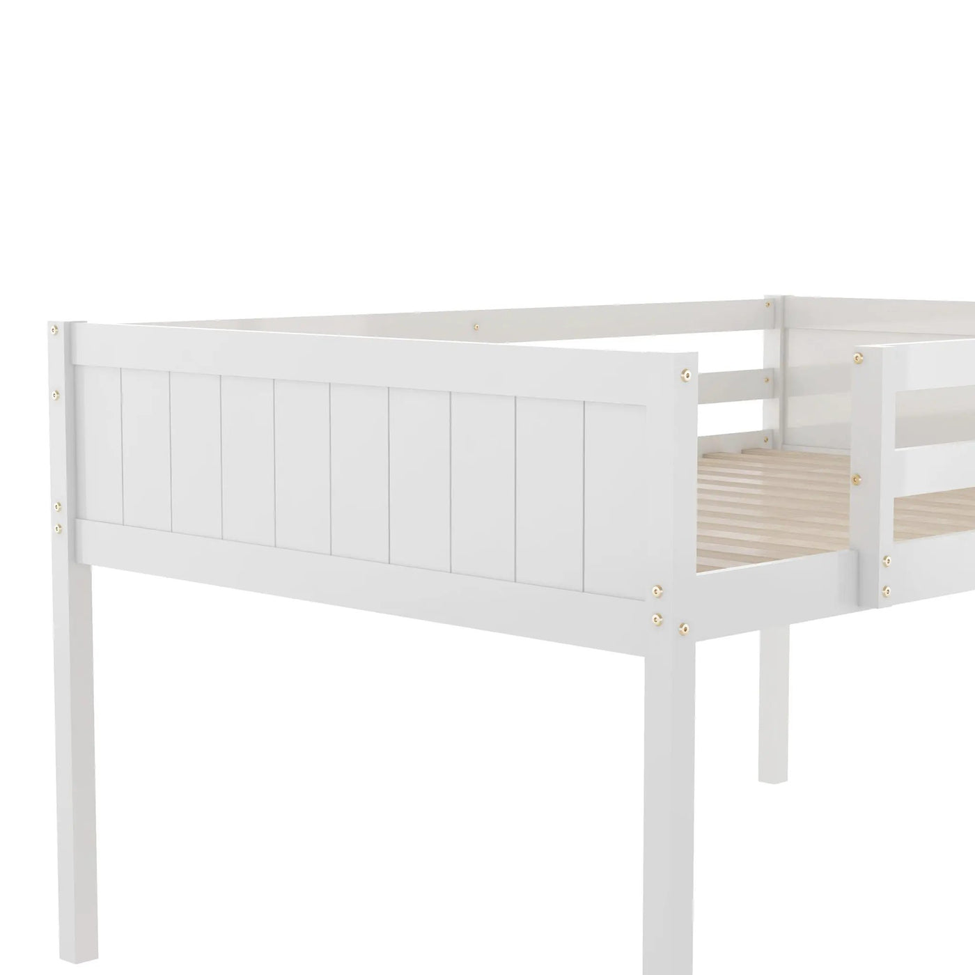 Low Loft Bed With Adjustable Ladder by HouseOfZazla
