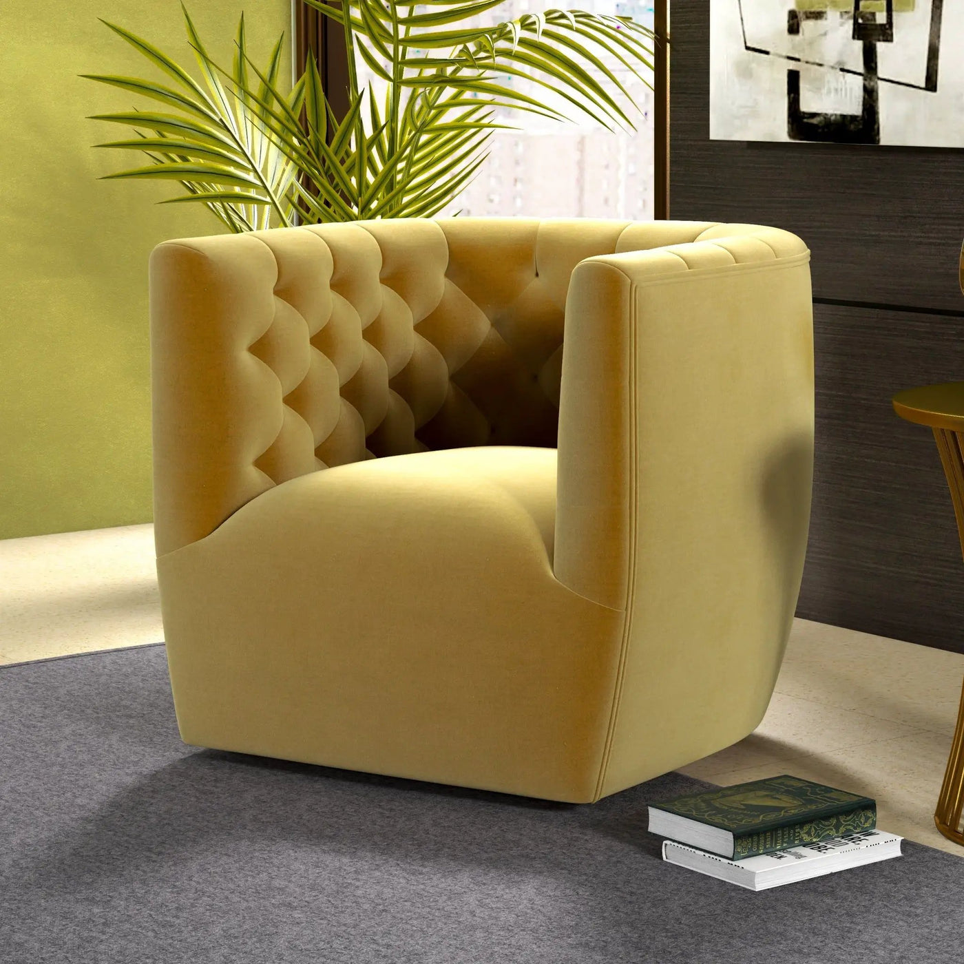 Delaney - Ergonomic Design Swivel Chair by HouseOfZazla