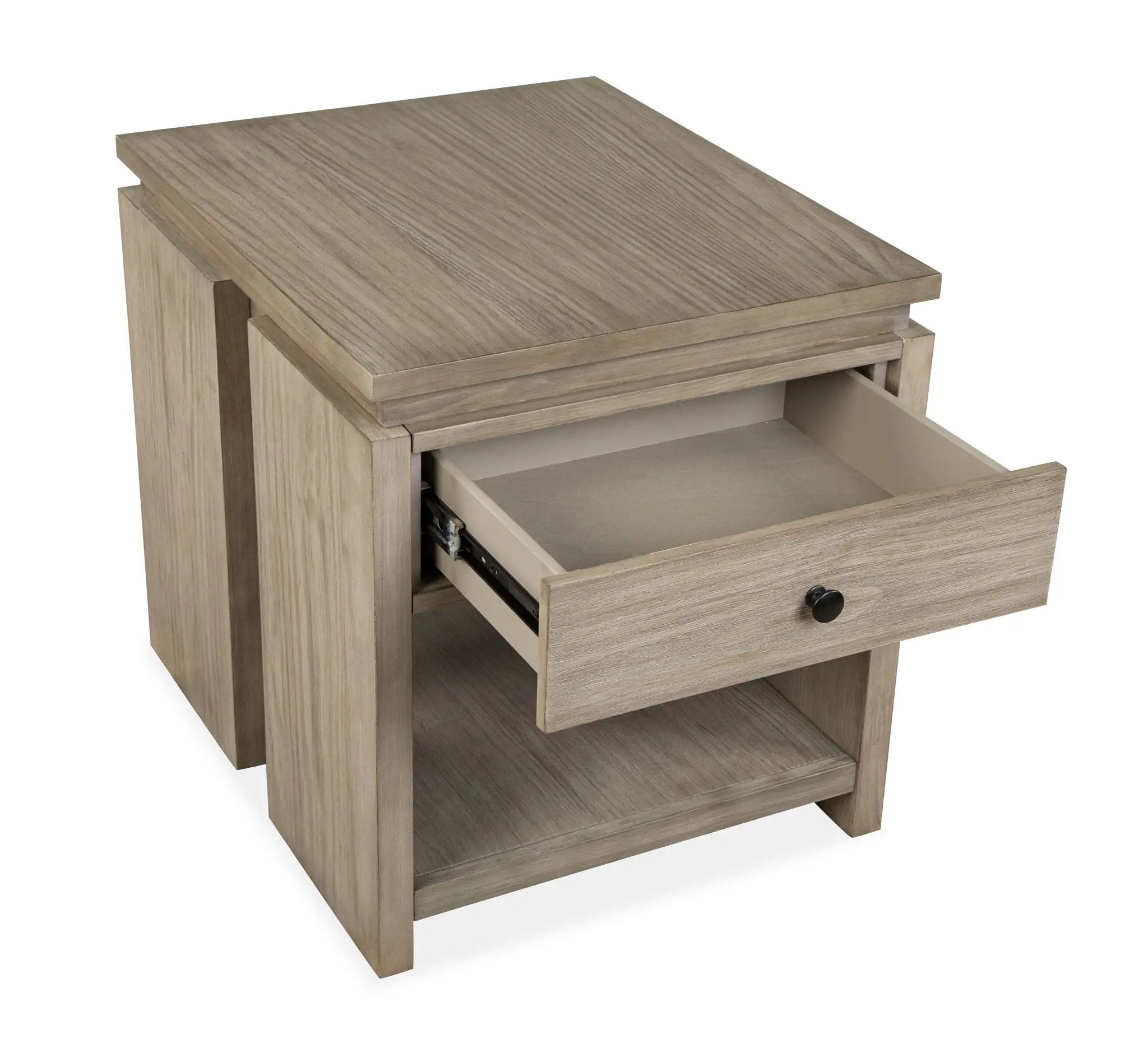 Conrad - Rectangular End Table - Stone Harbor Gray by Unique Piece Furniture