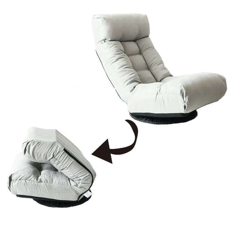 Adjustable Japanese Reclining Floor Chair Sofa With Metal Frame For Living Room by HouseOfZazla