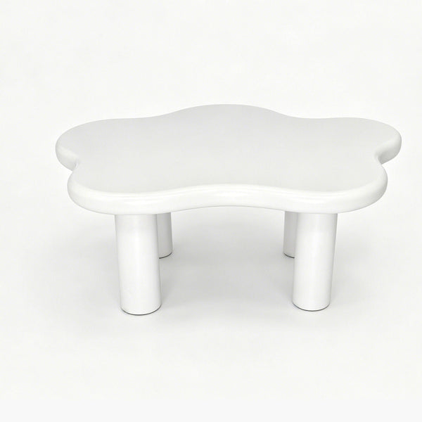 Cloud Shaped Coffee Table With 4 Round Legs