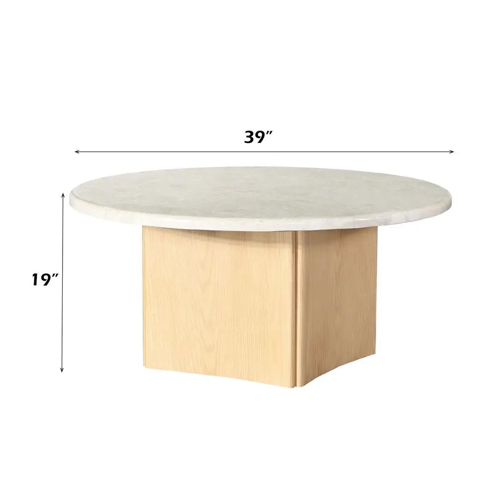 Qwin - Table With Marble Top by Unique Piece Furniture