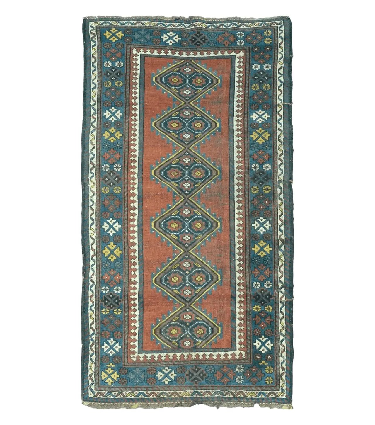 3' X 6' Antique 1920s Handmade Caucasian Karabagh Ganjeh Talesh Wool Rug Nice by Jewel Rugs