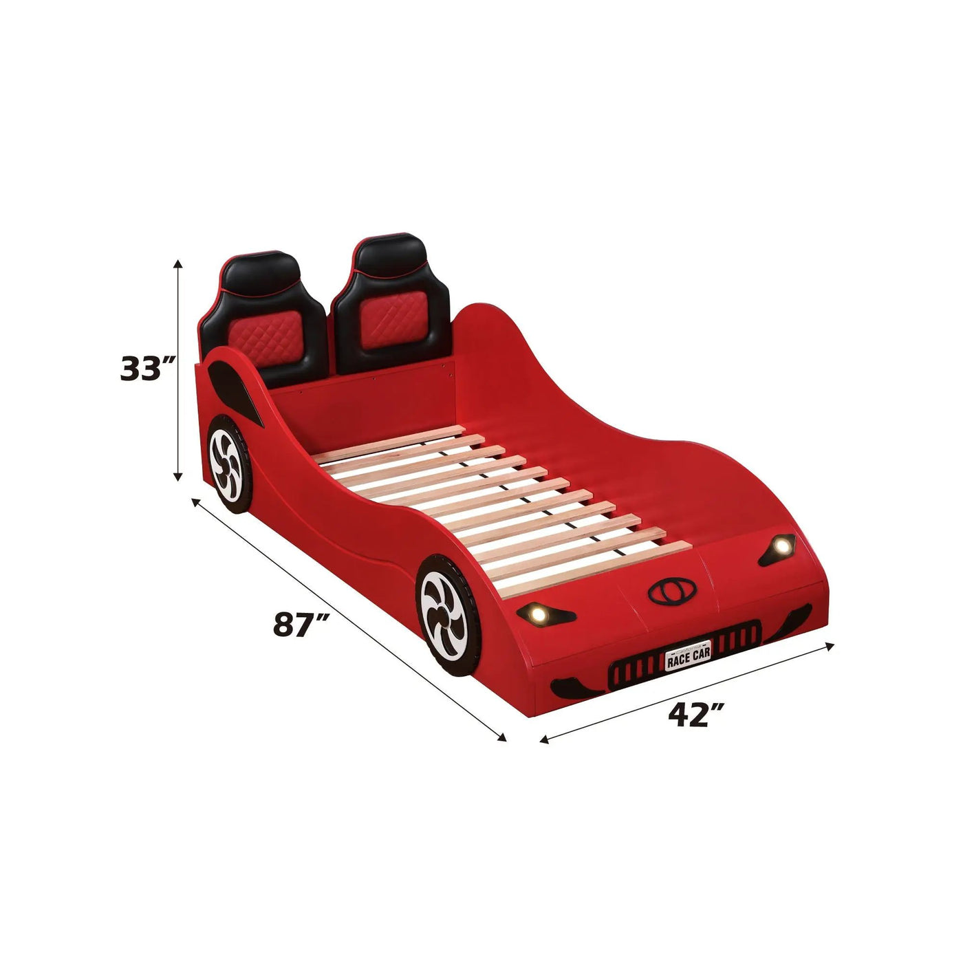 Colen - Twin Car Bed With LED by Unique Piece Furniture