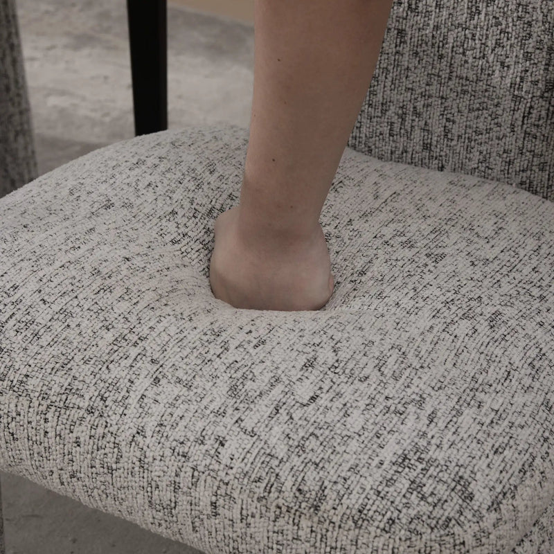 Armless Curved Back Accent Chairs
