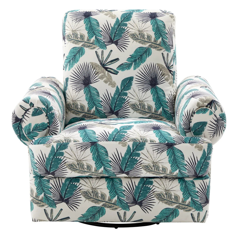 Manual Swivel Recliner Rocker Chair With Adjustable Backrest by HouseOfZazla