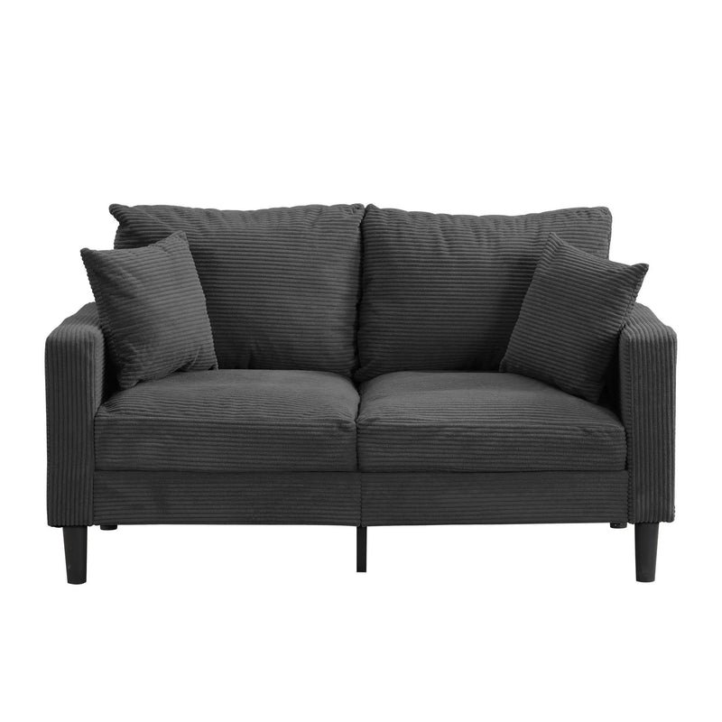Modern Upholstered Loveseat Sofa, High Resilience by Unique Piece Furniture