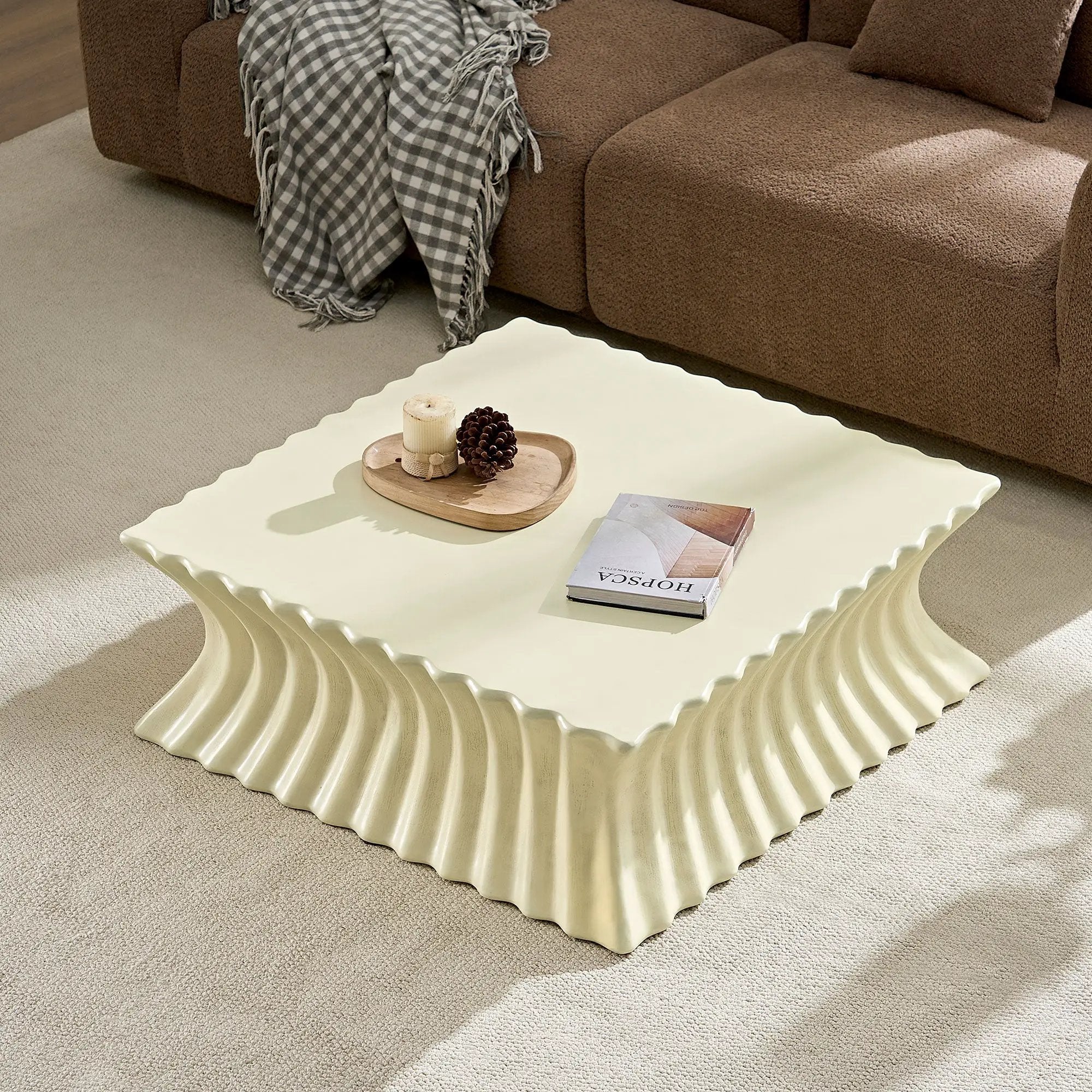 35.43 Inch Square Coffee Table by HouseOfZazla