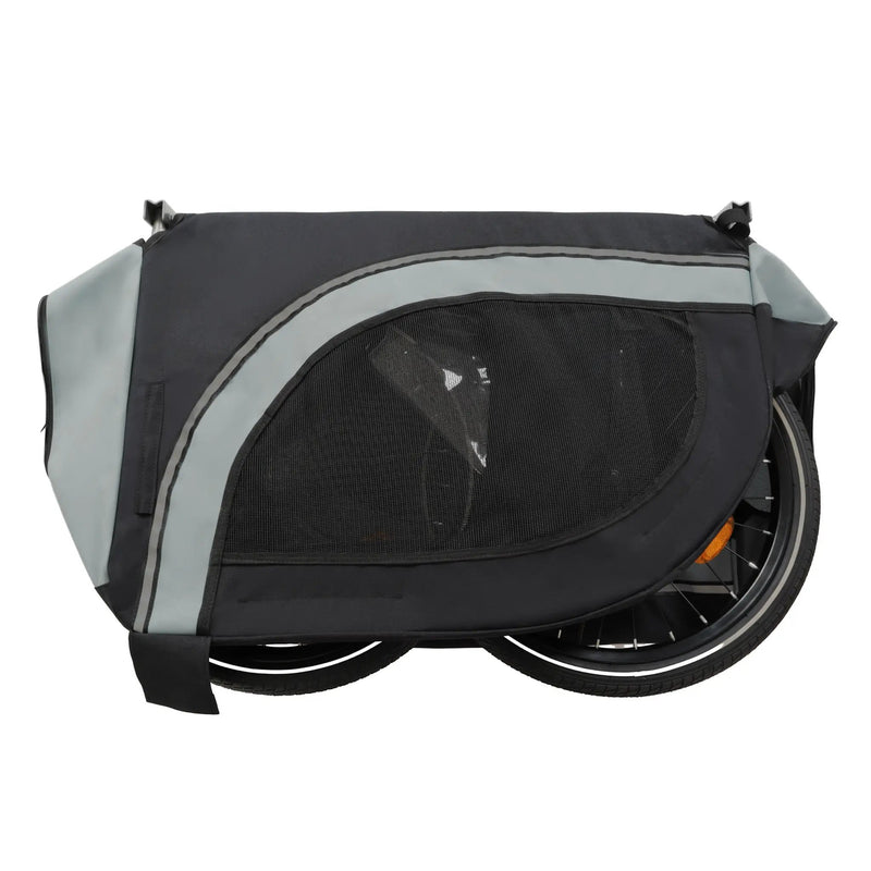 Large Folding Bike Trailer for Dogs – 66LB Capacity All-Terrain Pet Carrier by HouseOfZazla