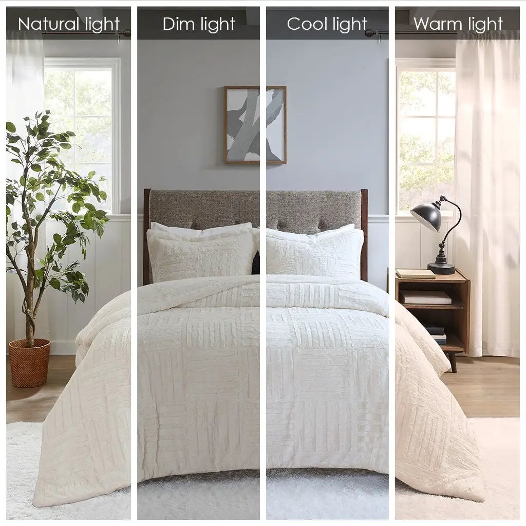 King/Cal King Fur Down Alternative Comforter Mini Set by HouseOfZazla