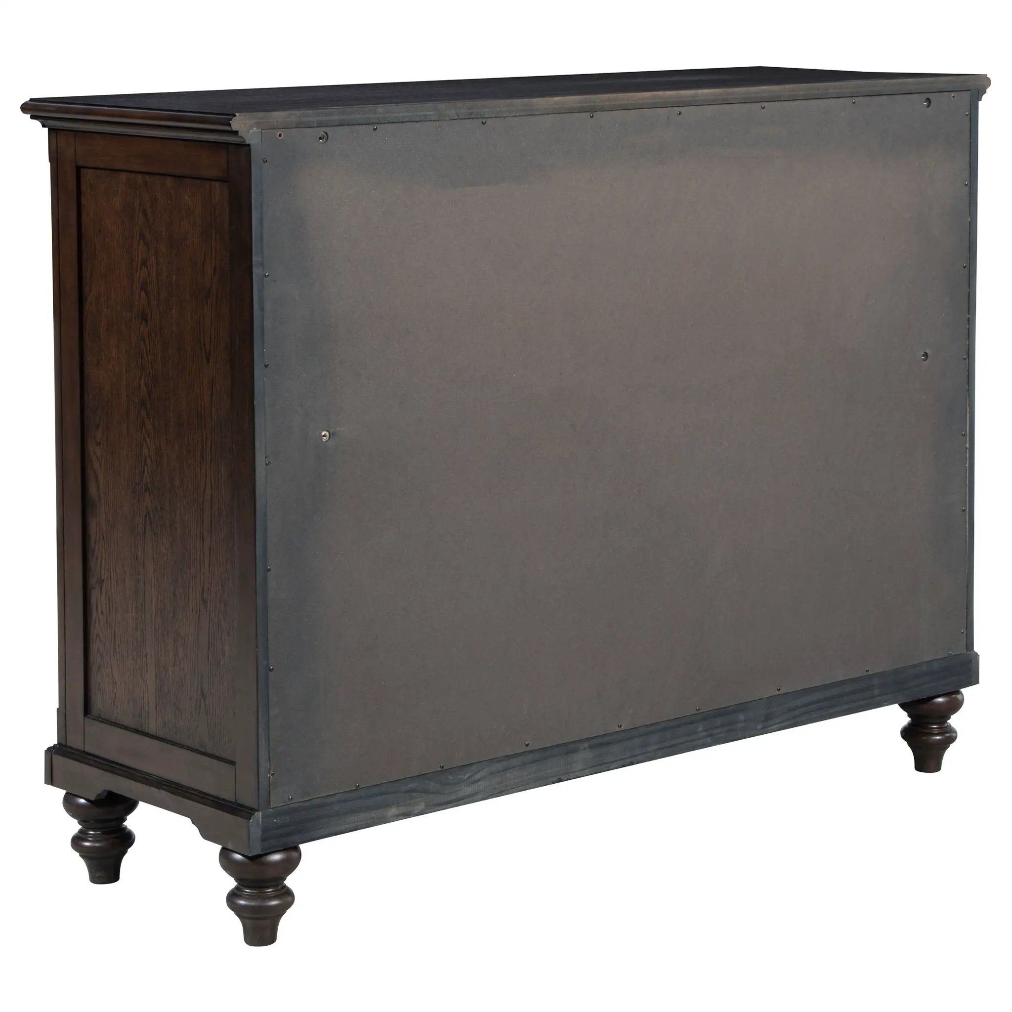 Berwick - 8 Drawer Dresser Cabinet With Felt Lined Drawers - Dark Oak by HouseOfZazla