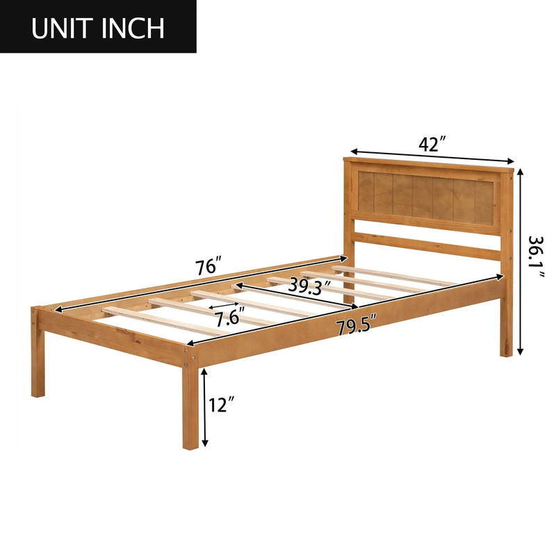 Platform Bed Frame With Headboard by Unique Piece Furniture