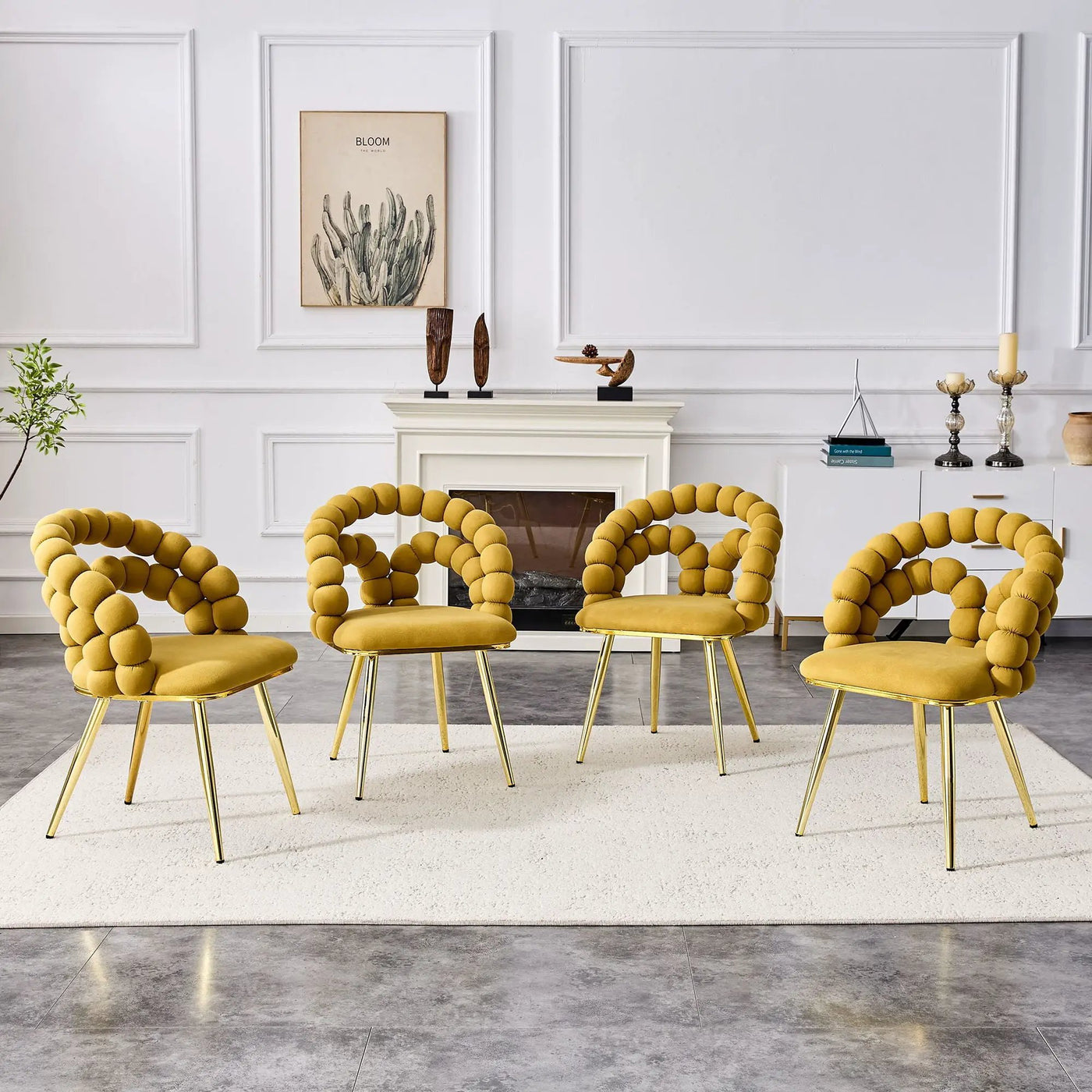 Puffy Bubble, Ball Chain Chairs For Dining Room by Unique Piece Furniture