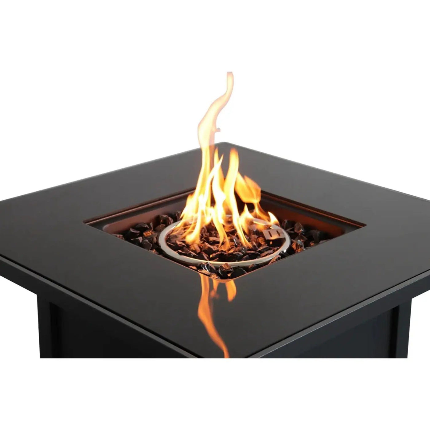 Powdercoated Fire Pit With Top by Unique Piece Furniture