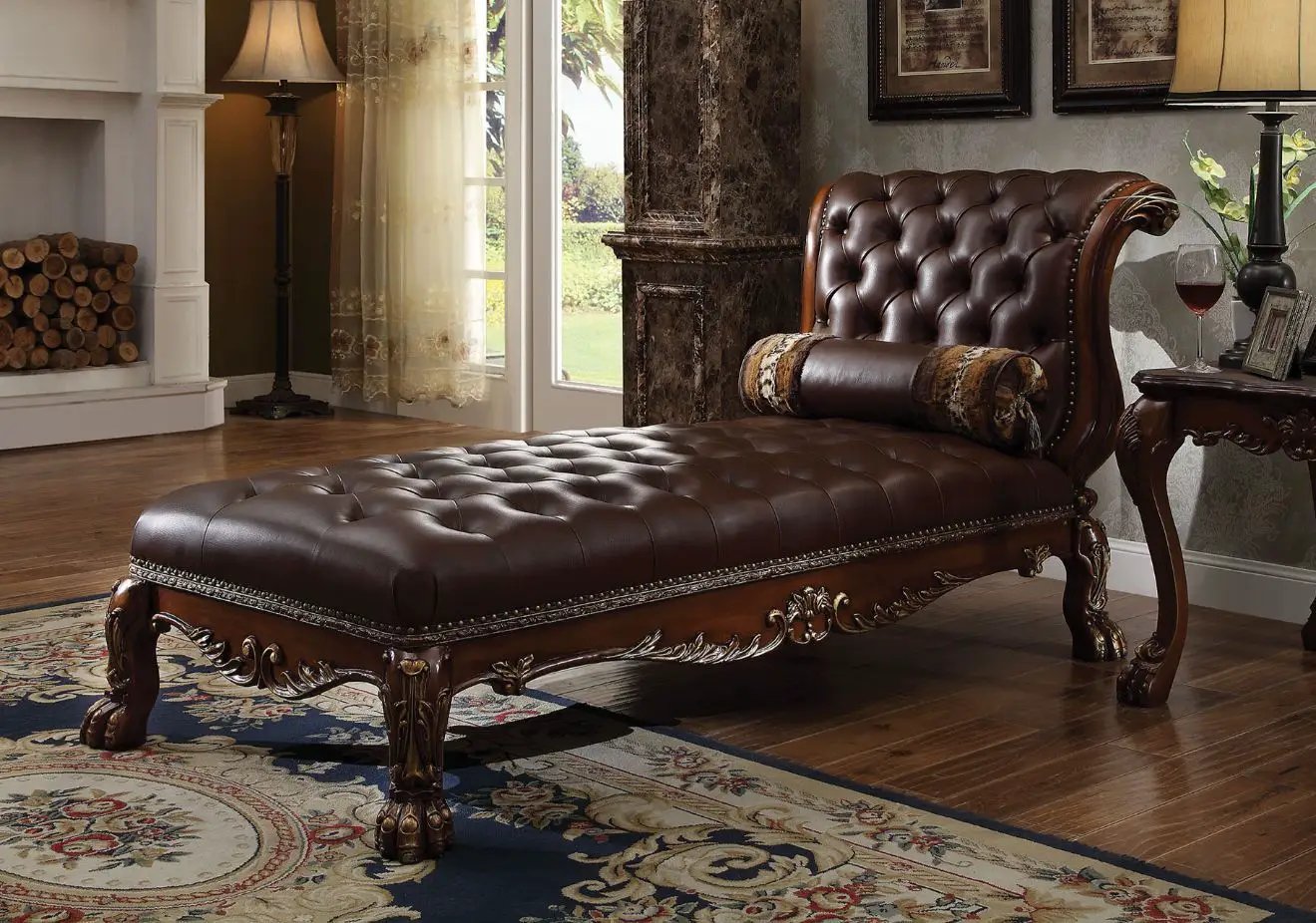 Dresden - Chaise w/1 Pillow by Unique Piece Furniture