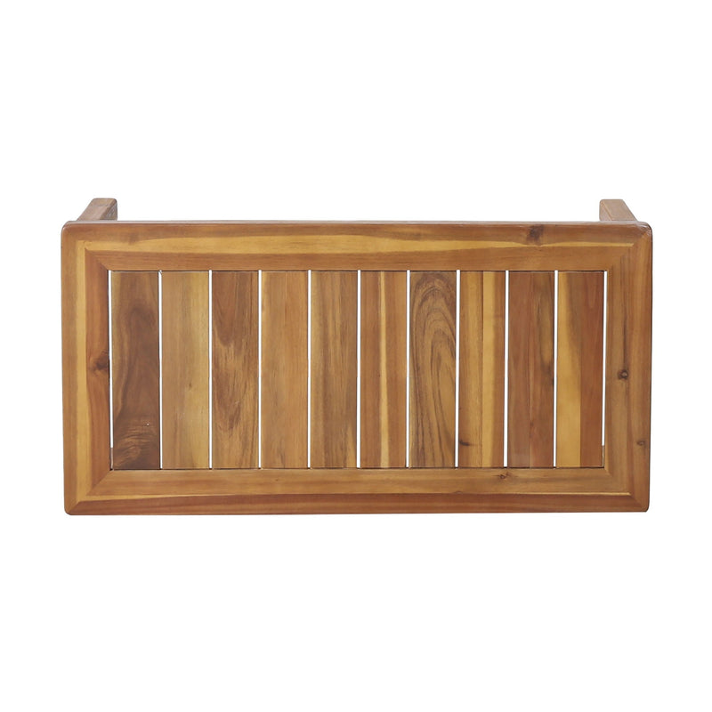 Acacia Wood Loveseat And Coffee Table Set With Cushions by HouseOfZazla