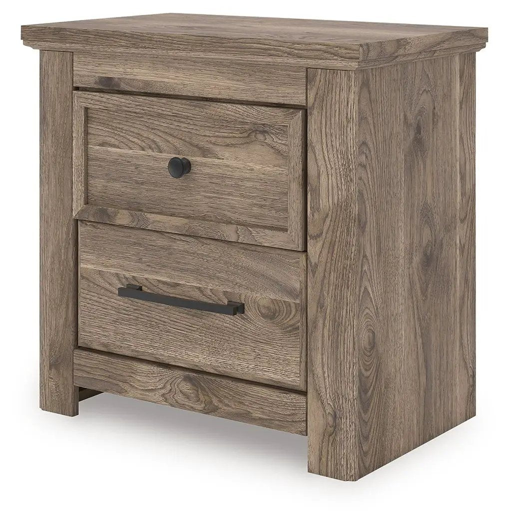 Rusticott - Two Drawer Night Stand - Brown by Unique Piece Furniture