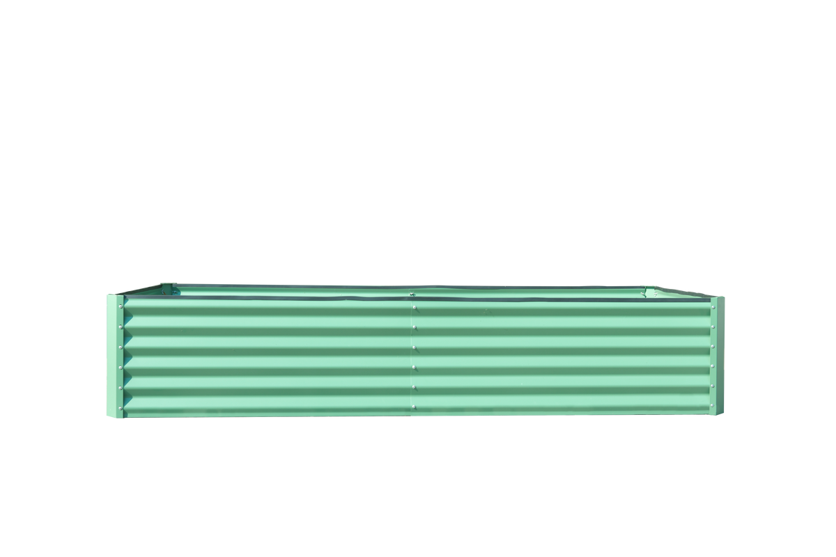 8x4x1.5 ft Galvanized Raised Garden Bed by HouseOfZazla