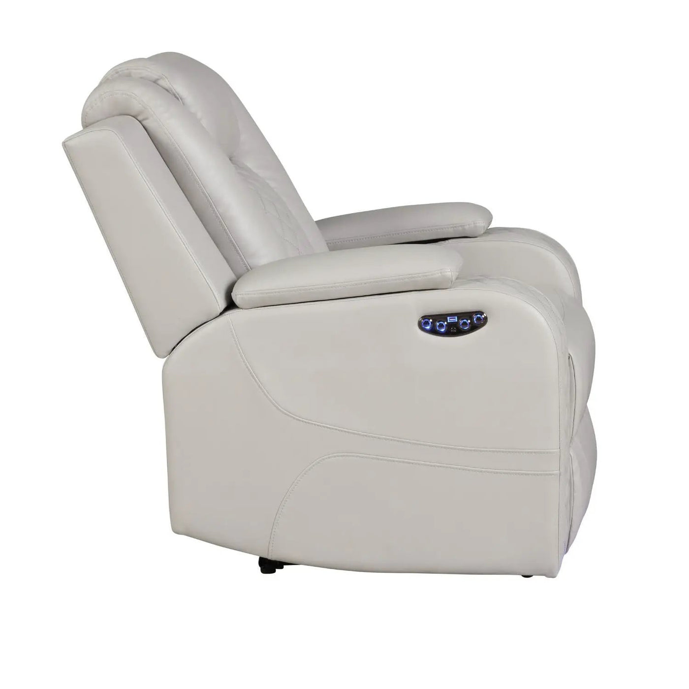 Benz - LED & Power Recliner Chair With Adjustable Headrest by Unique Piece Furniture