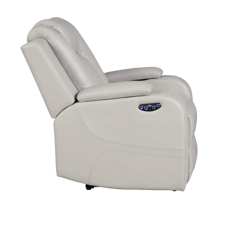 Benz - LED & Power Recliner Chair by HouseOfZazla