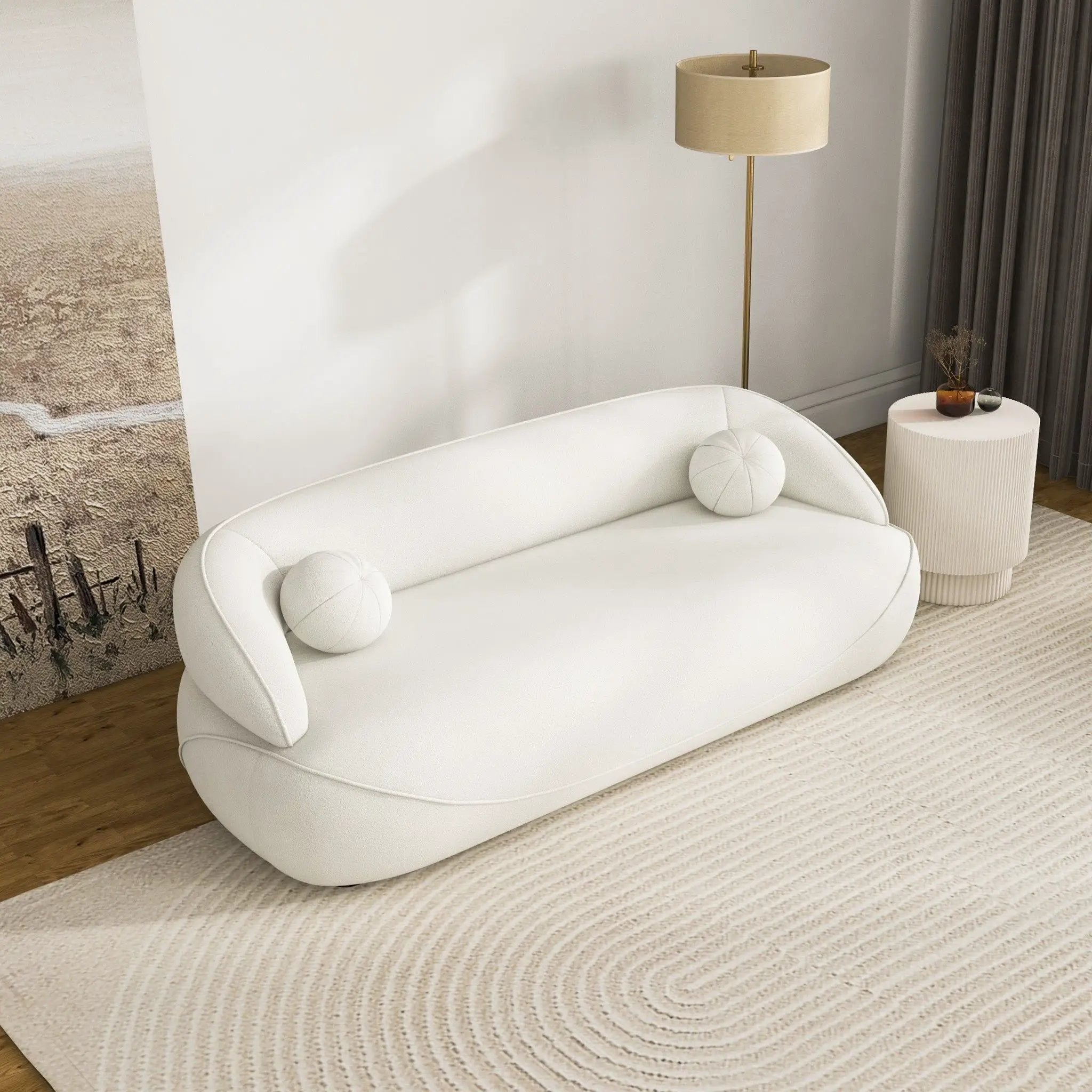 Andrew - Boucle Sofa by HouseOfZazla