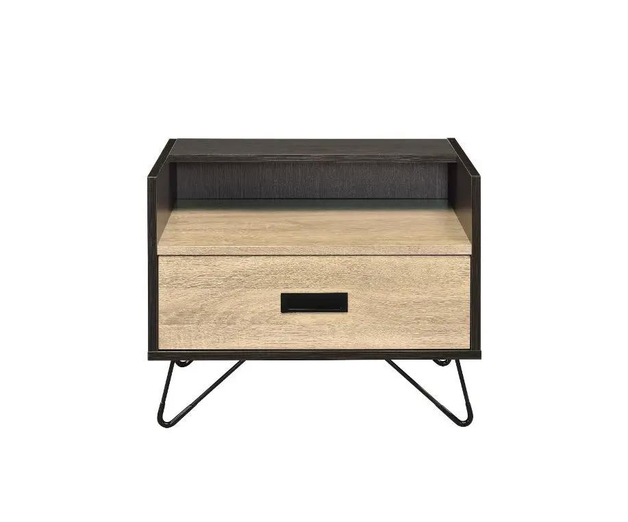 Melkree - Accent Table - Oak & Black by Unique Piece Furniture